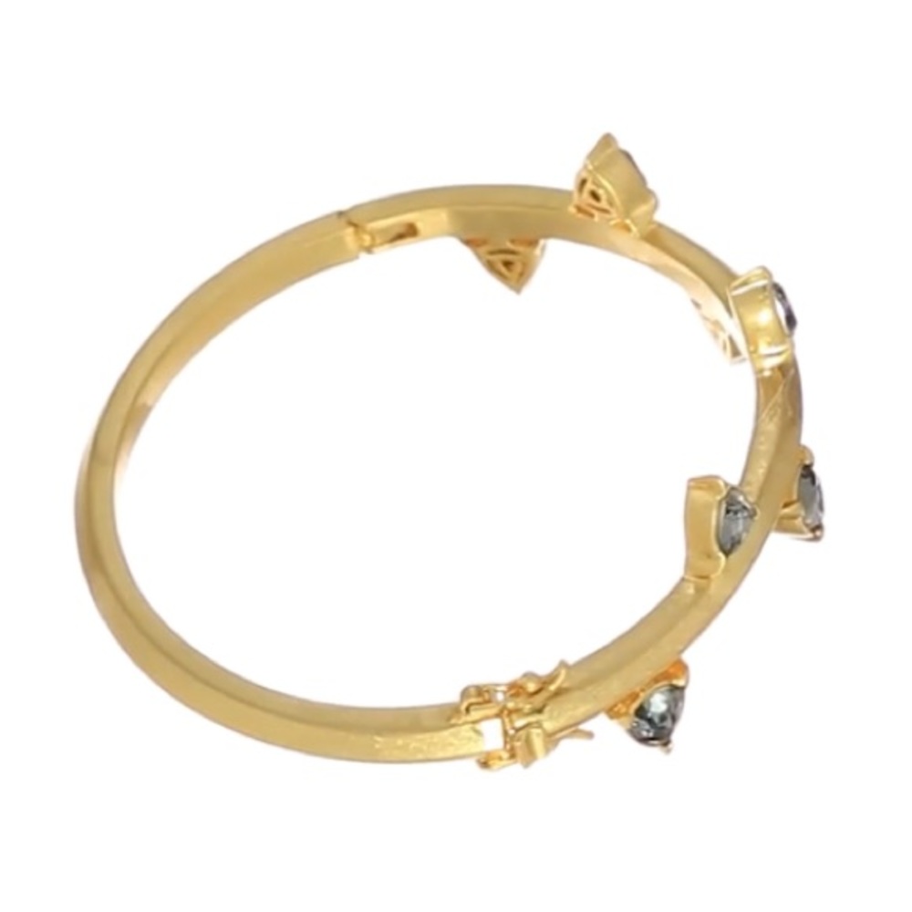 nicole miller // gold and gray pavé crystal bangle - Picture 3 of 4